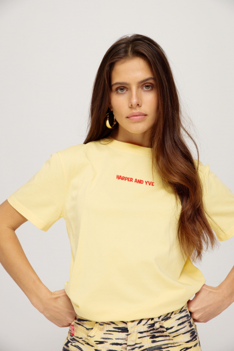 Harper & Yve gele dames t-shirt