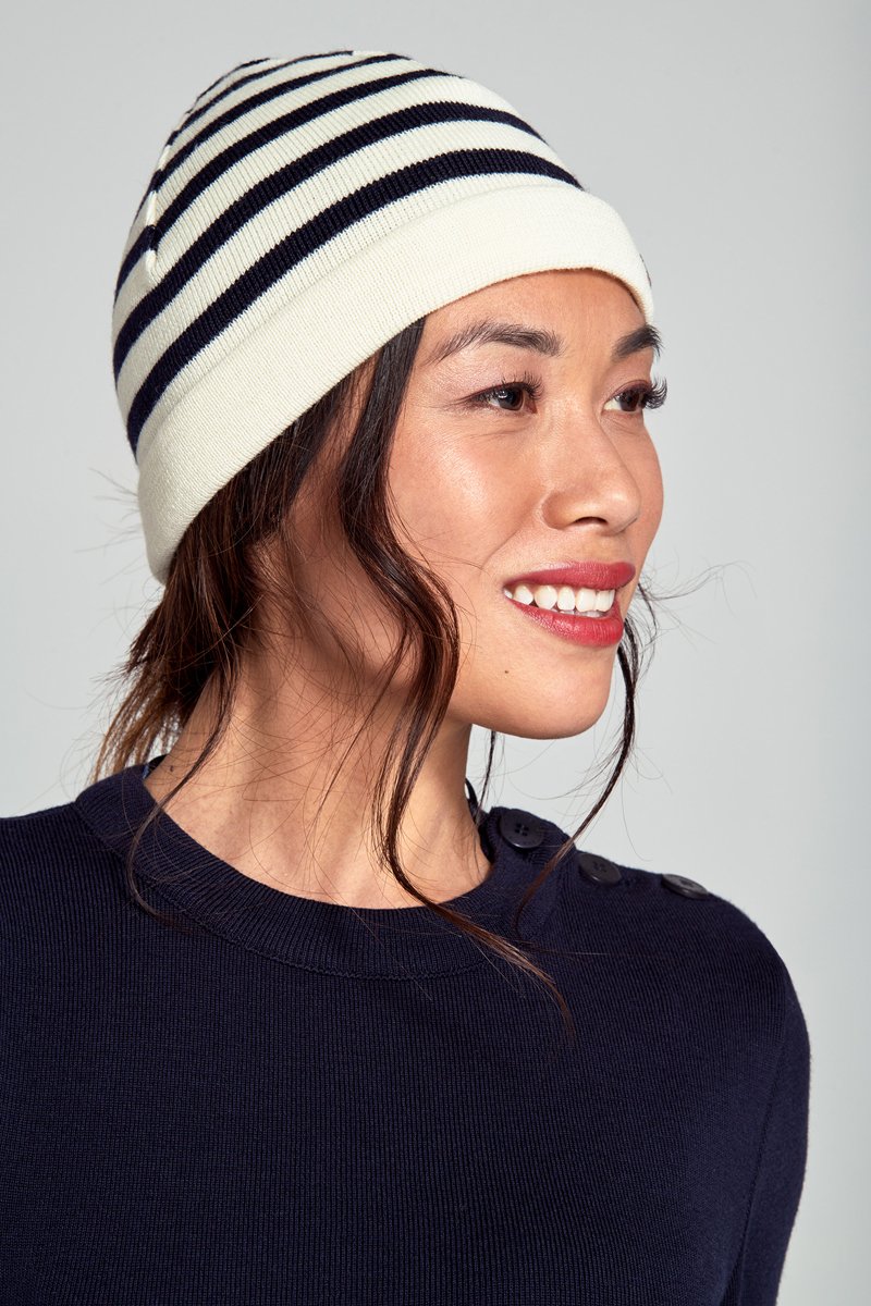 Bonnet rayé 