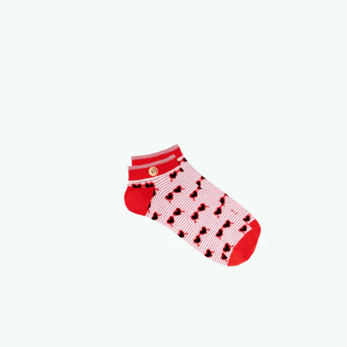 Sandra & Laurene - Socquettes rouge