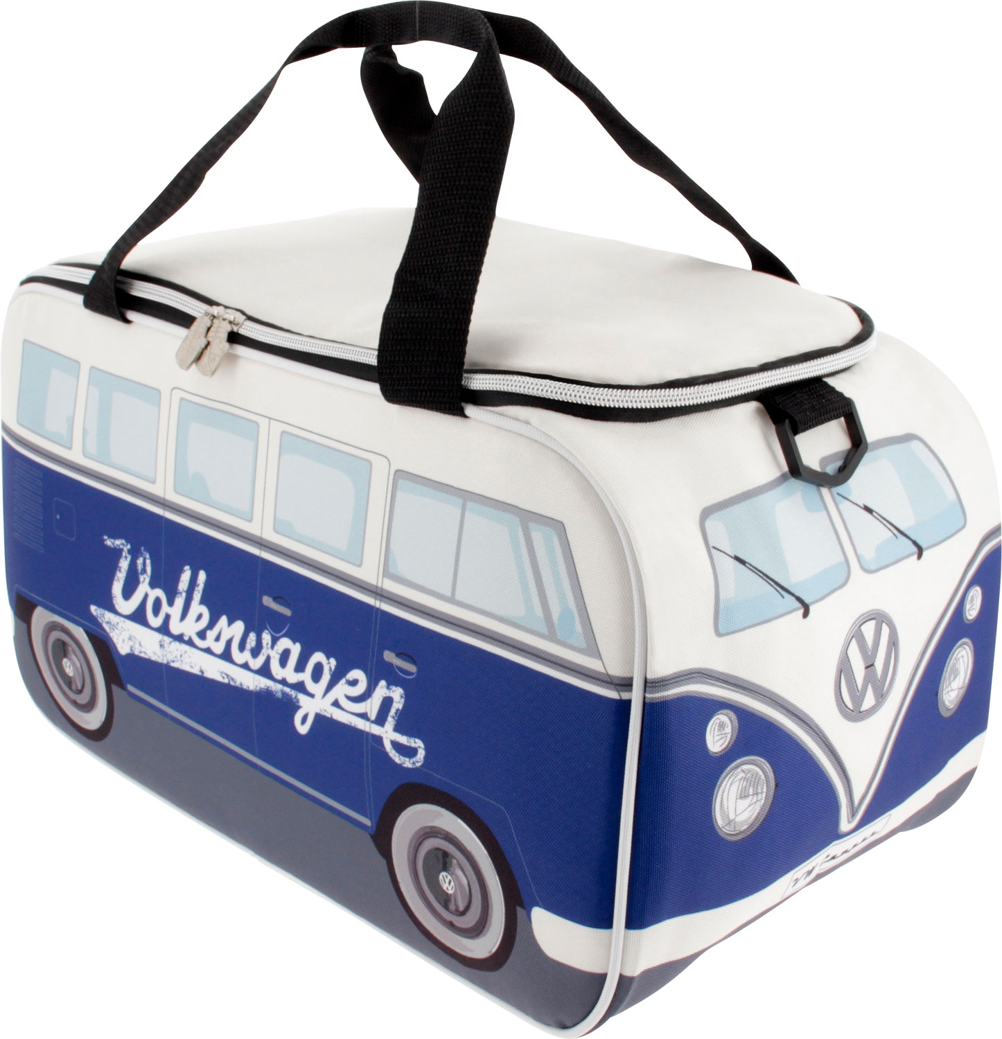 VW Collection Kühltasche 25 Liter in T1 Bulli Format Weiß / Blau
