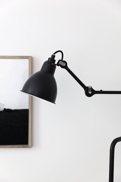 DCW éditions Lampe Gras N411 vloerlamp zwart
