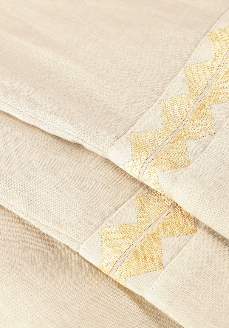 beige greek archaic kori wijde broek 210624