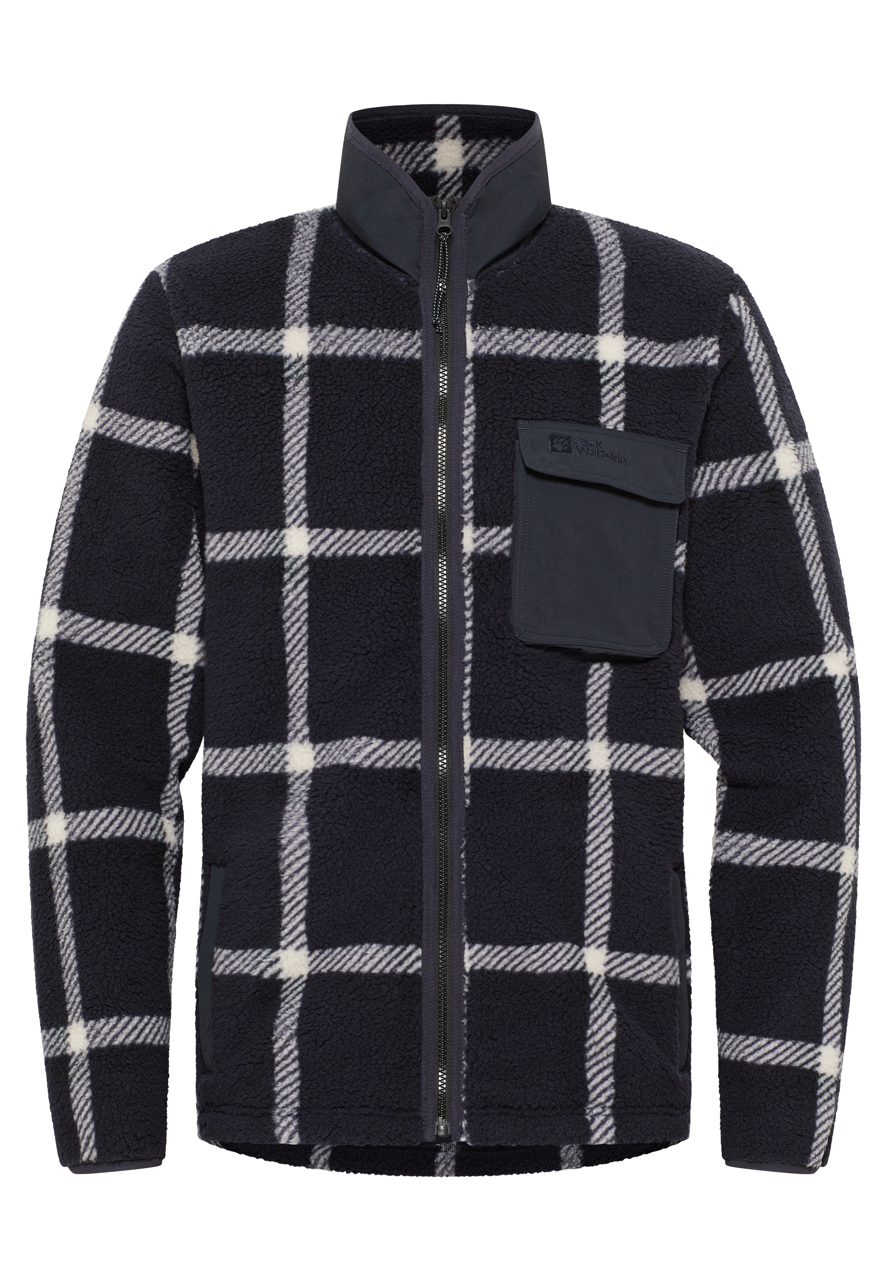 Jack Wolfskin Fleecejacke »FELSLICHT CHECK JACKET« Wärmend, atmungsaktiv, Übergangsjacke