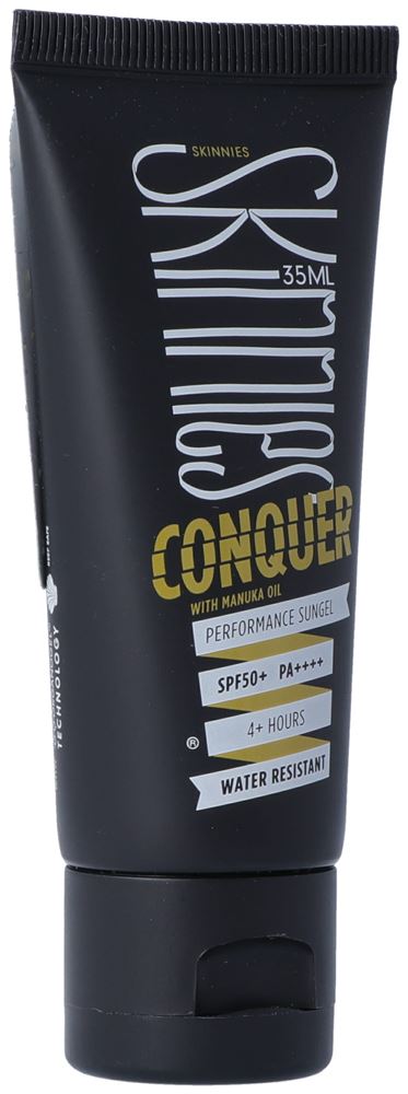 SKINNIES Sonnengel Conquer<br>35 ml, Tube, Gel, SPF50