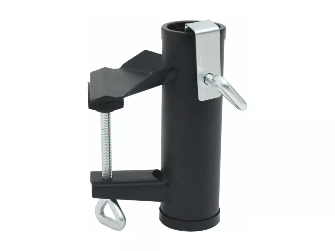 Prolenta Premium - Pinces à parasol pour balcon 2 pcs 25-38 mm acier