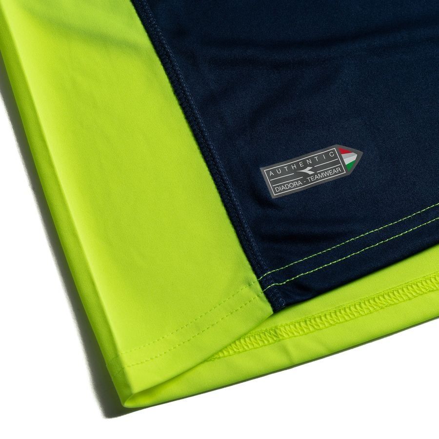Diadora T-shirt d'Entraînement Equipo - Bleu Marine/Jaune Fluo
