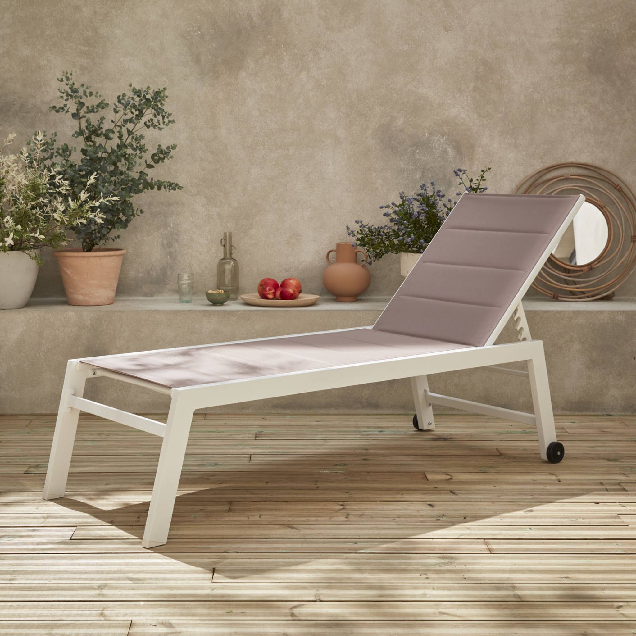 sweeek - Ligbed van aluminium en textileen