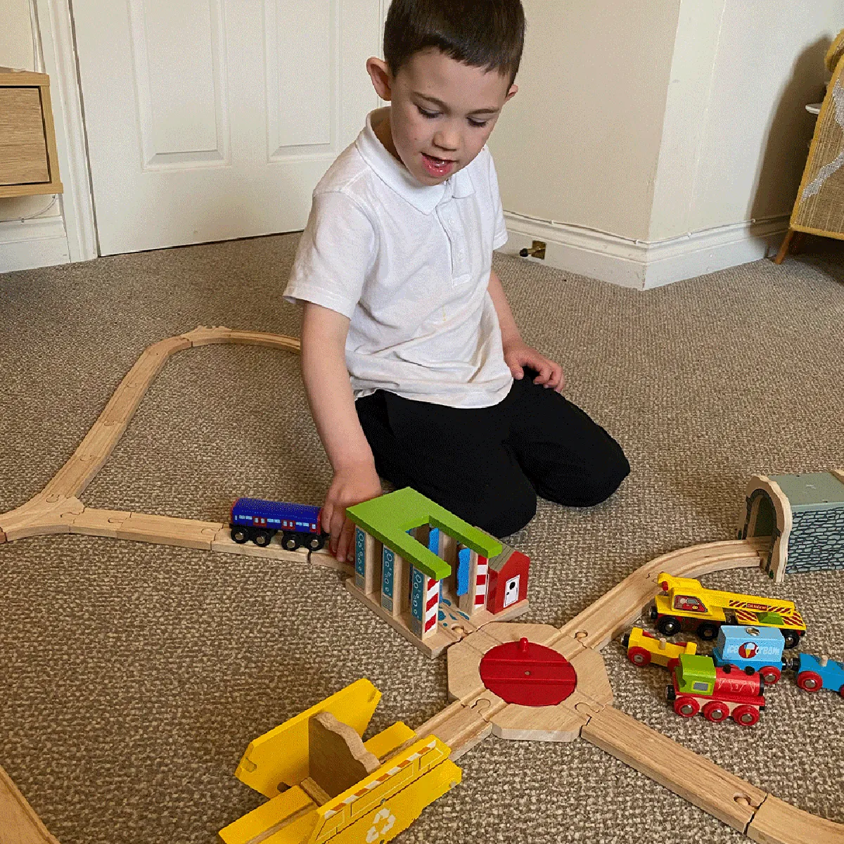 Bigjigs Rail Train de recyclage