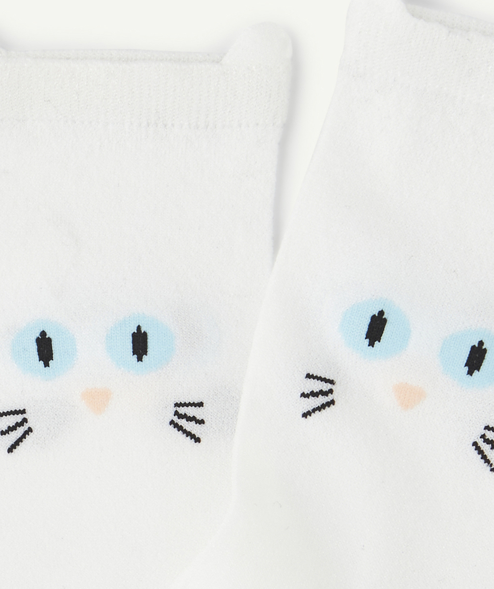 EAT MY SOCKSPAIRE DE CHAUSSETTES CHAT BLANC