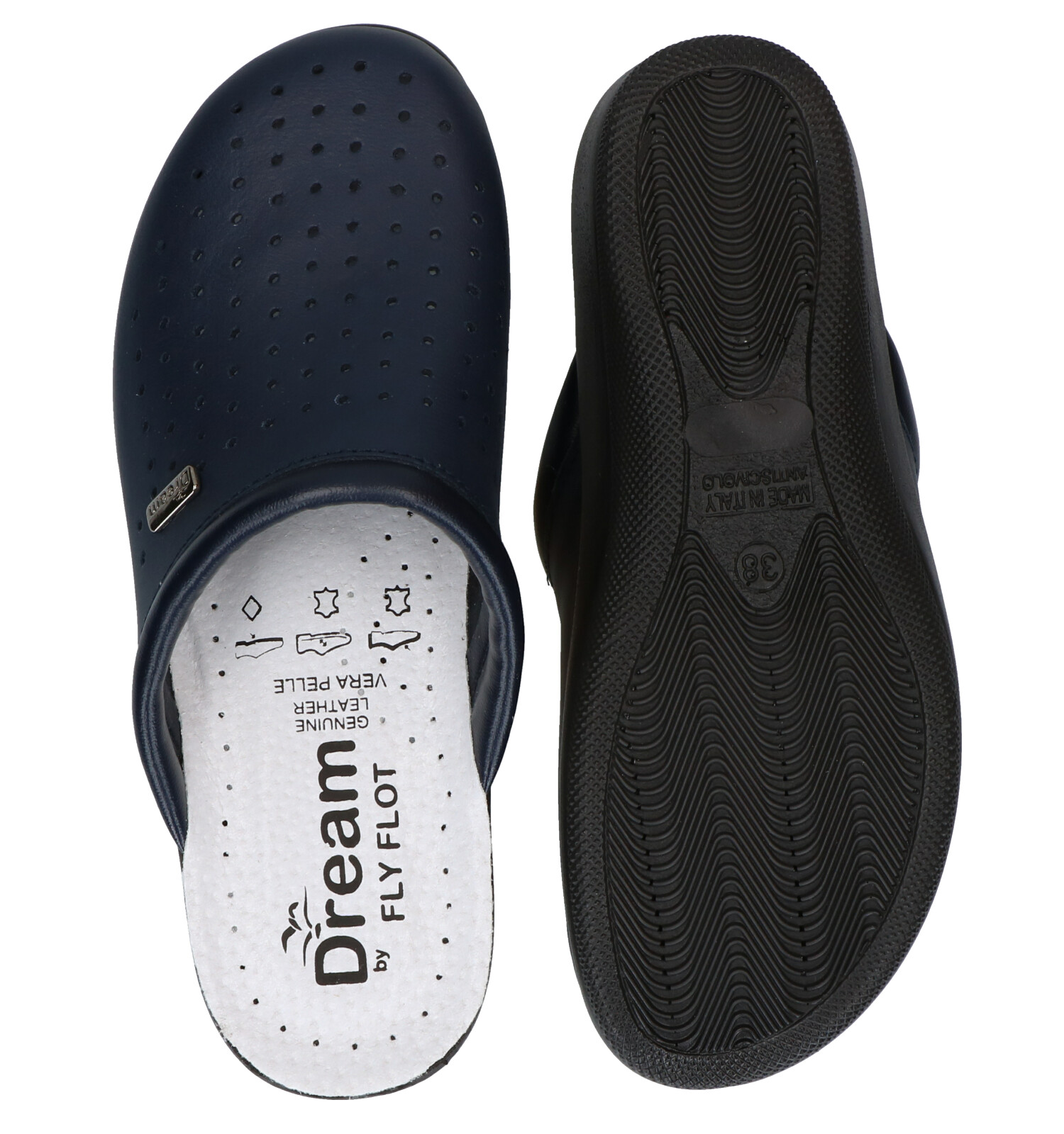 Pantoffels blauw