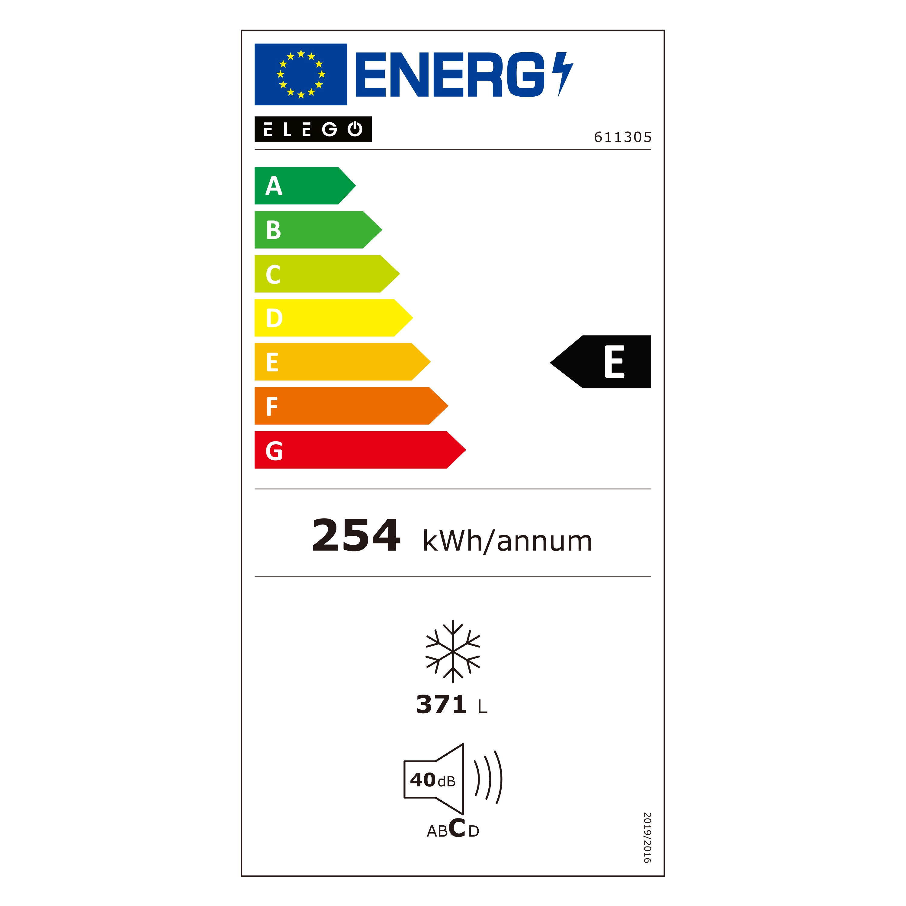 Gefriertruhe 371L weiss