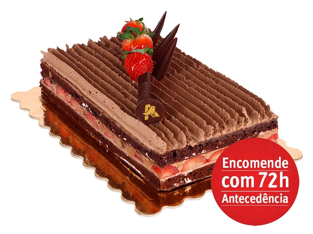 BOLO ANIVERSÃRIO P.P VEGAN DE CHOCOLATE KG