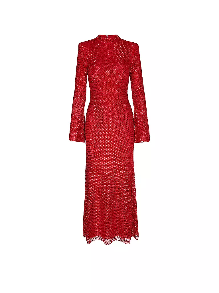 SELF-PORTRAIT Maxikleid rot