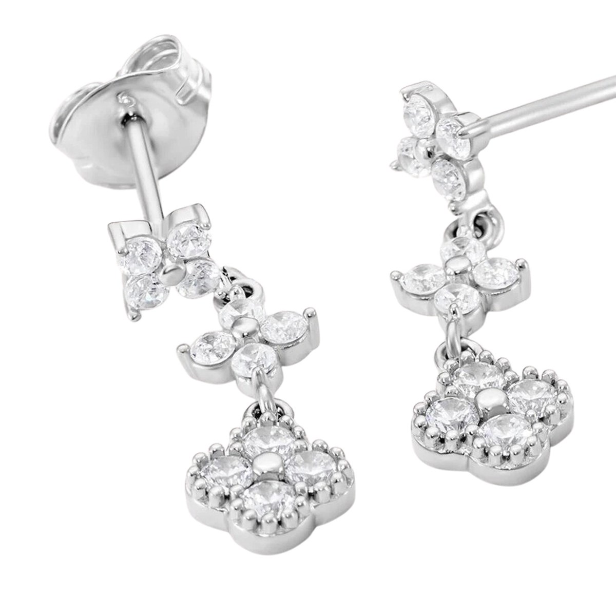 Boucles d'oreilles Agatha Beloved argent