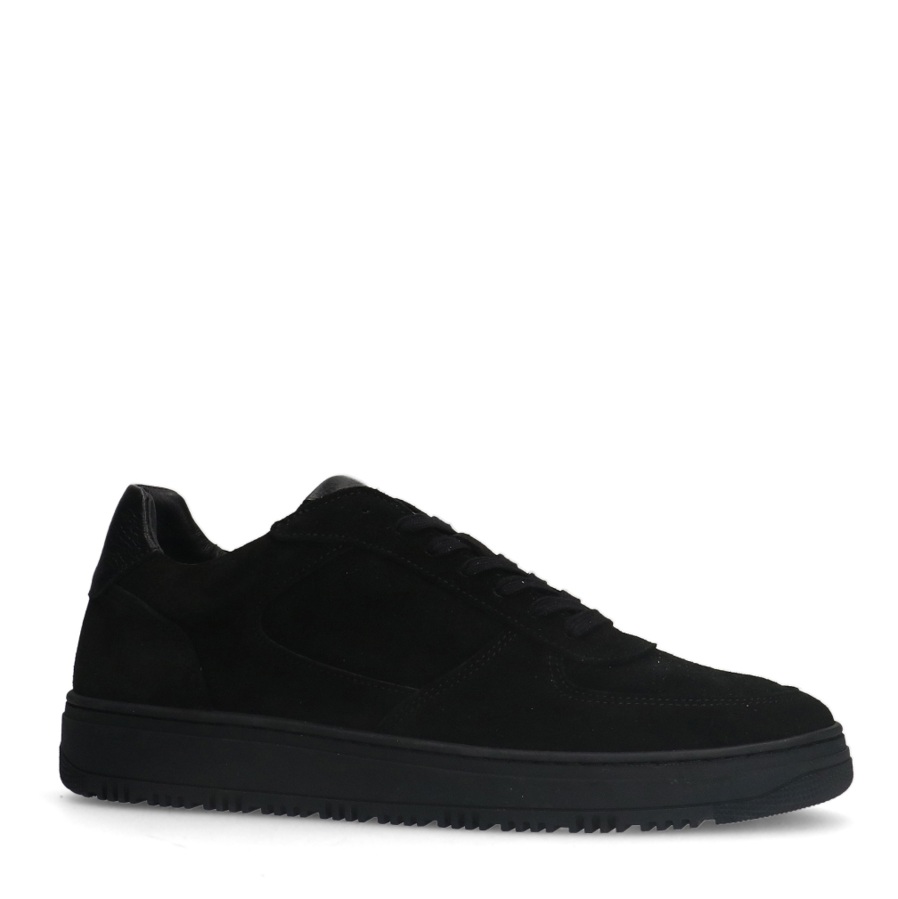 Zwarte suède sneakers