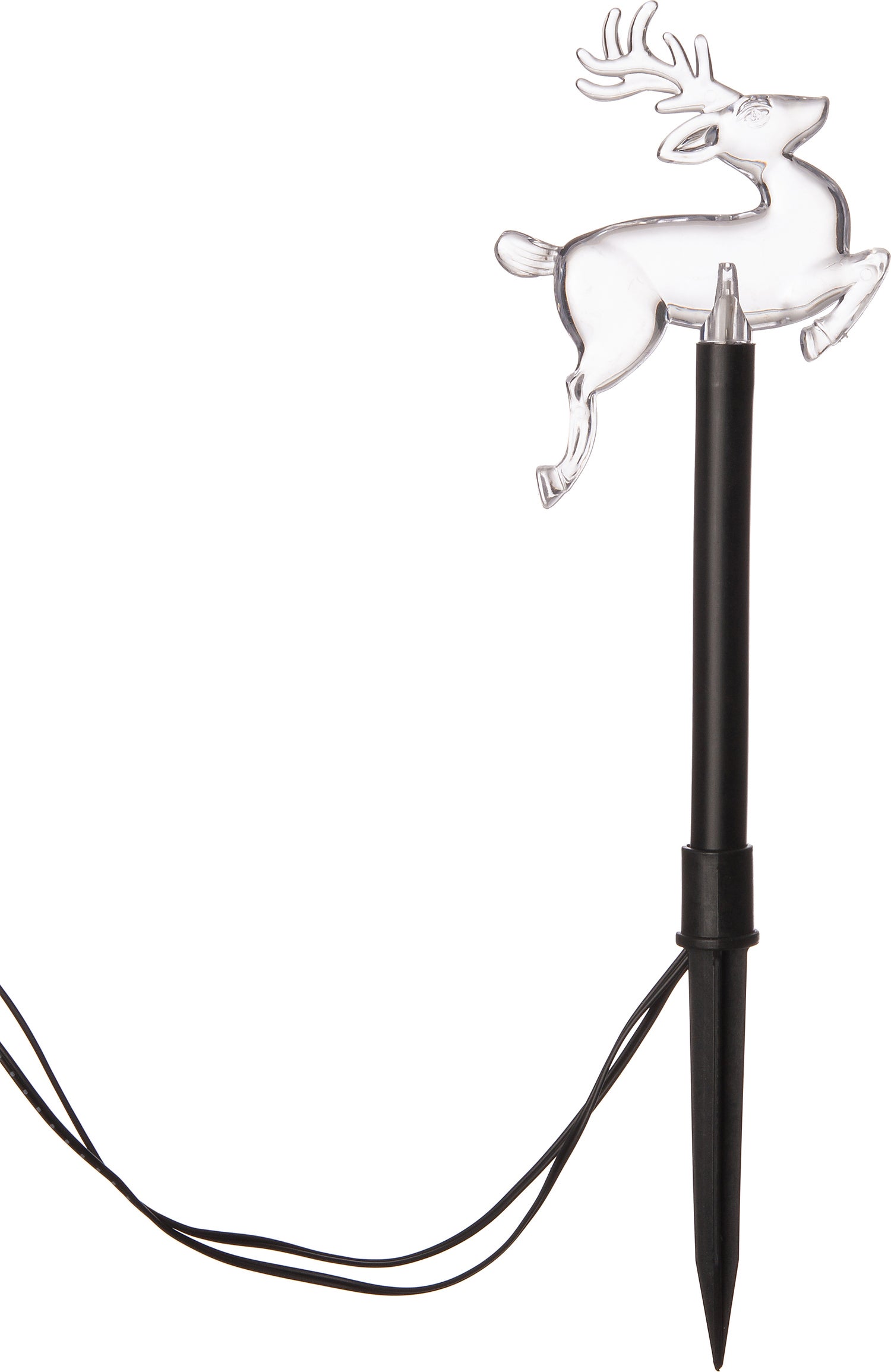 Intratuin tuinsteker rendier met 5 lampjes warm wit 10 x 1 x 37 cm 5 stuks