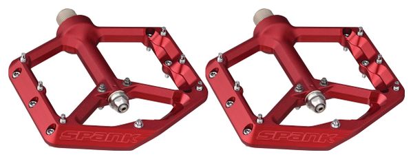 Paire de Pédales Plates Spank Oozy Reboot Rouge