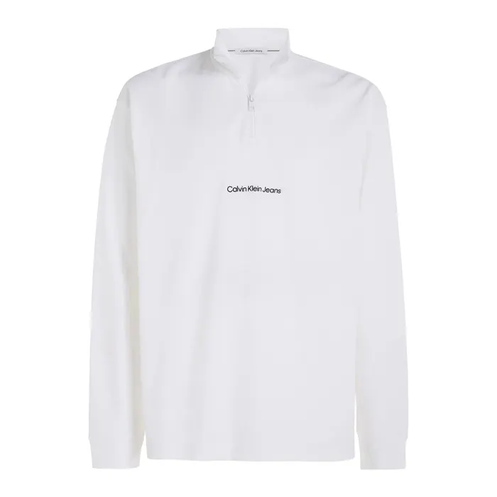 Calvin Klein Institutional Half Zip Ottoman LS Shirt Heren
