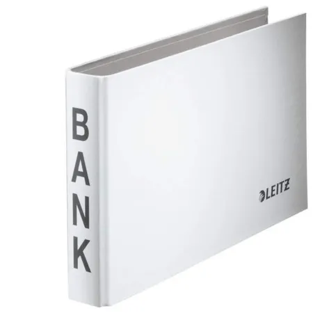 Leitz 10020001 Bankordner 2-Ringe, 20mm, weiß