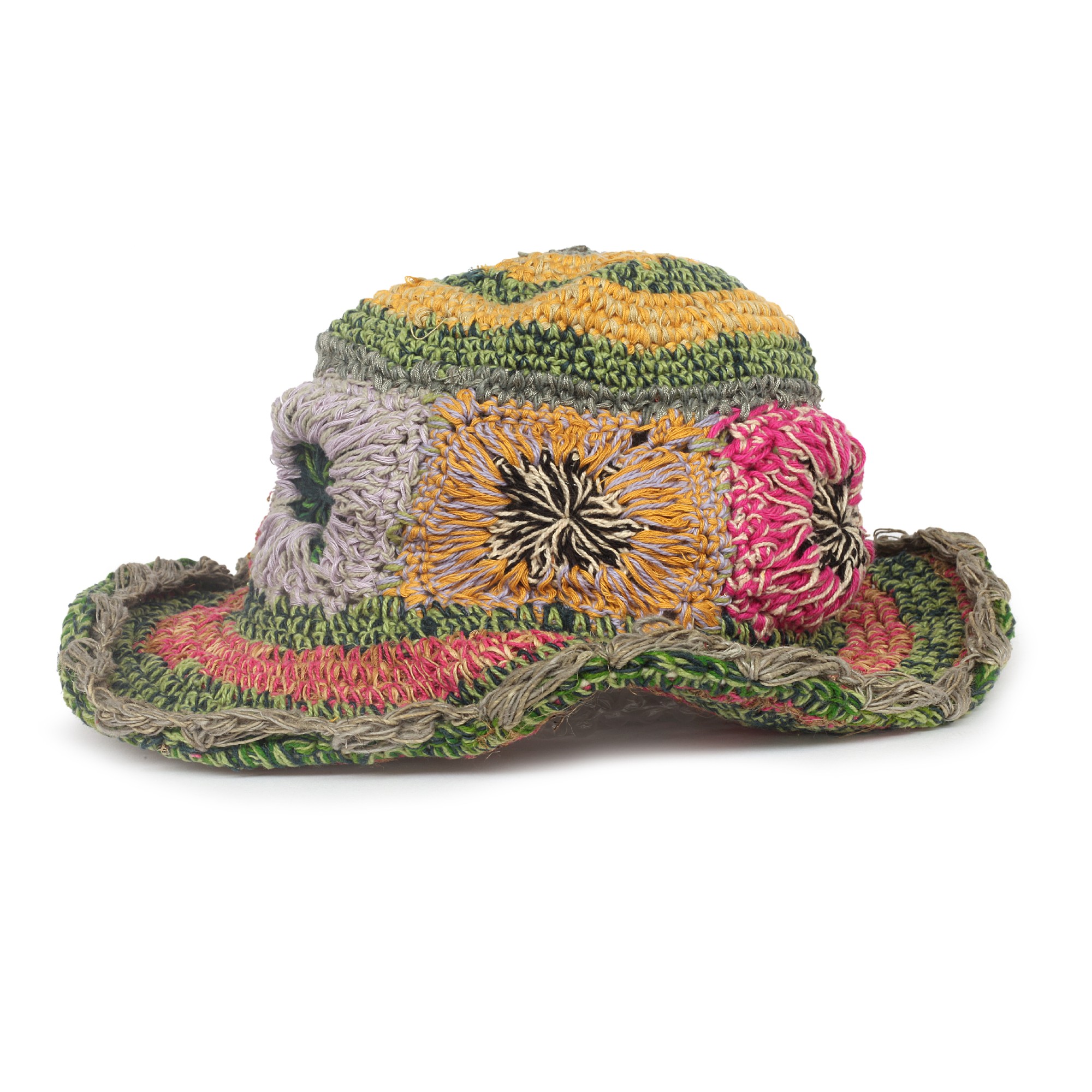 Sommerhut, multicolor, aus Hanf und Baumwolle günstig bestellen