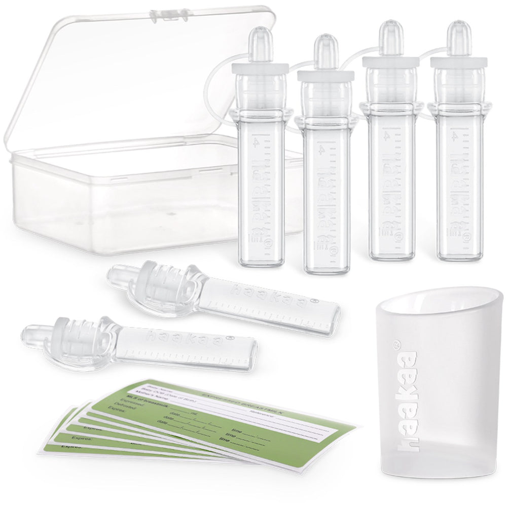 Køb Haakaa Clear Colostrum Collector 6-Pak Inkl. Silikone Kop