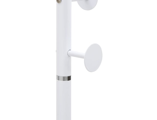 VIDAXL - Porte manteau Porte-manteau blanc 176 cm fer enduit de poudre