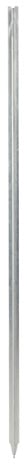 Poteau T en acier galvanisé vert H. 1,20 m - section 30 x 30 mm