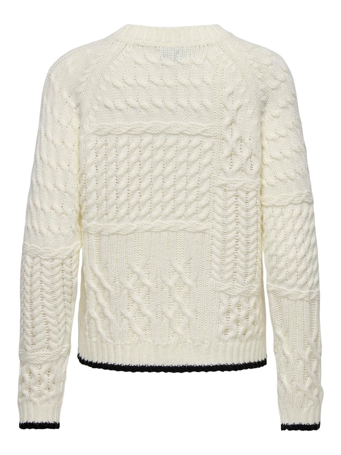 JDYJASSY Strickpullover Eggnog