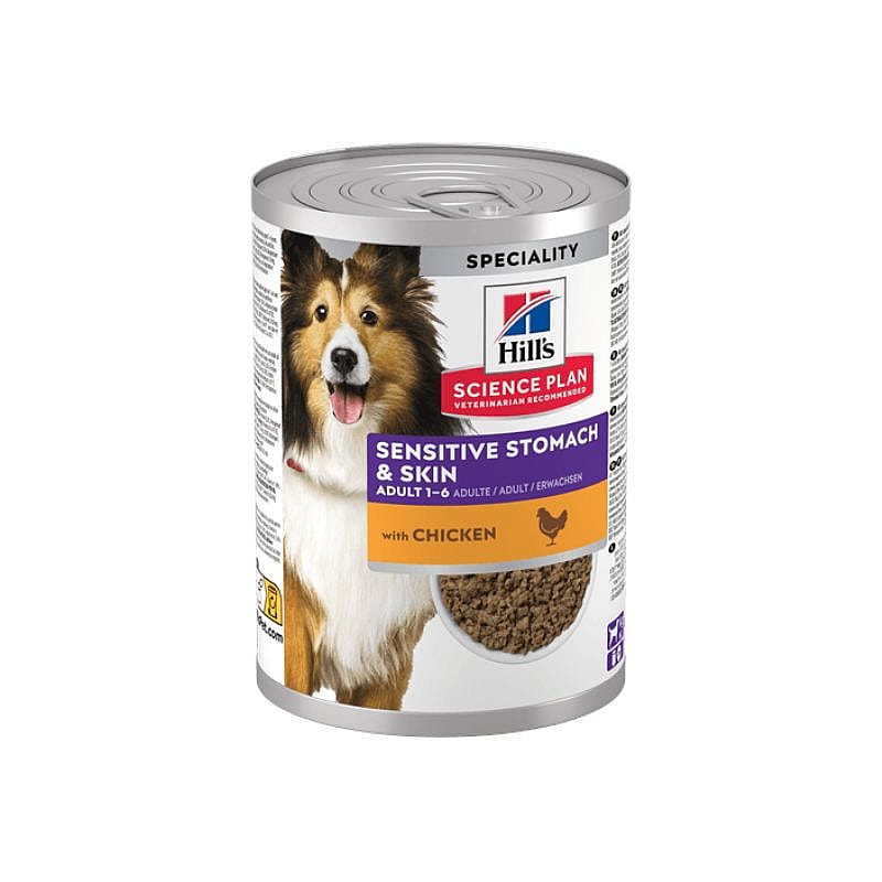 Hill's Science Plan Sensitive Stomach & Skin Adult Hondenvoer met Kip