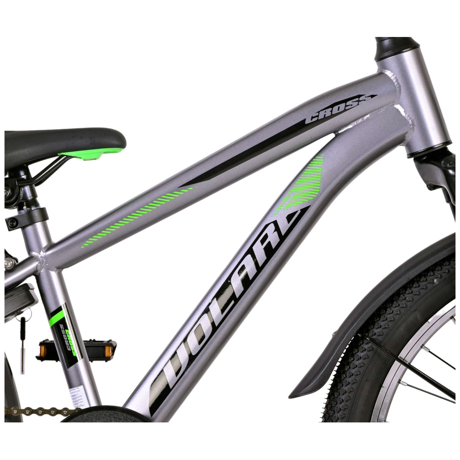 Volare Cross Fiets - 20 inch - donker Grijs
