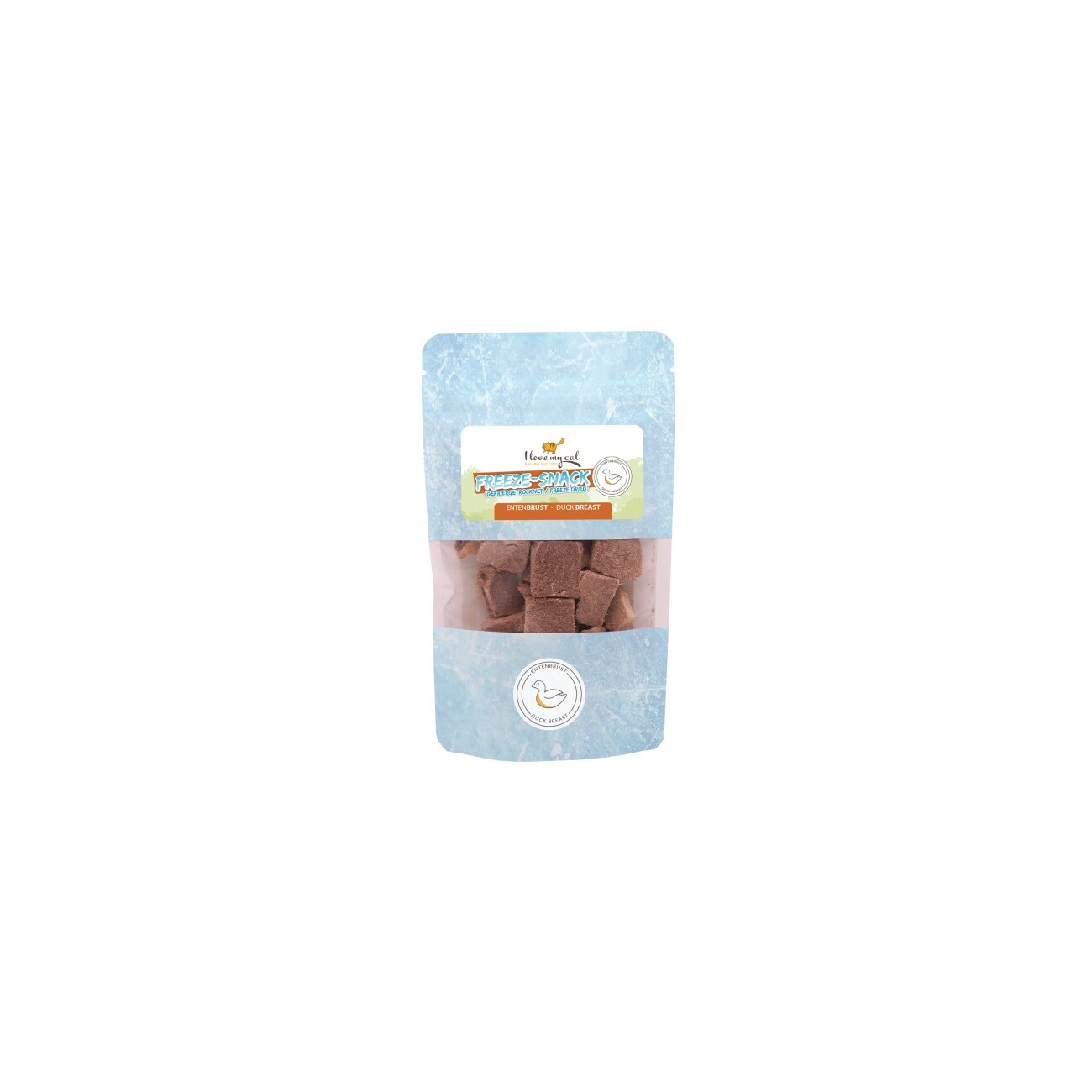 I love my cat Freeze-Snack für Katzen mit Entenbrust - 25g