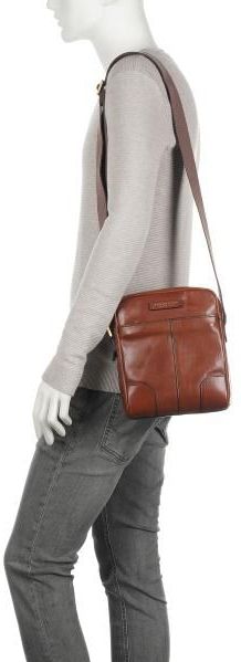 The Bridge - Vespucci - Crossbody Tas - Bruin - Leer