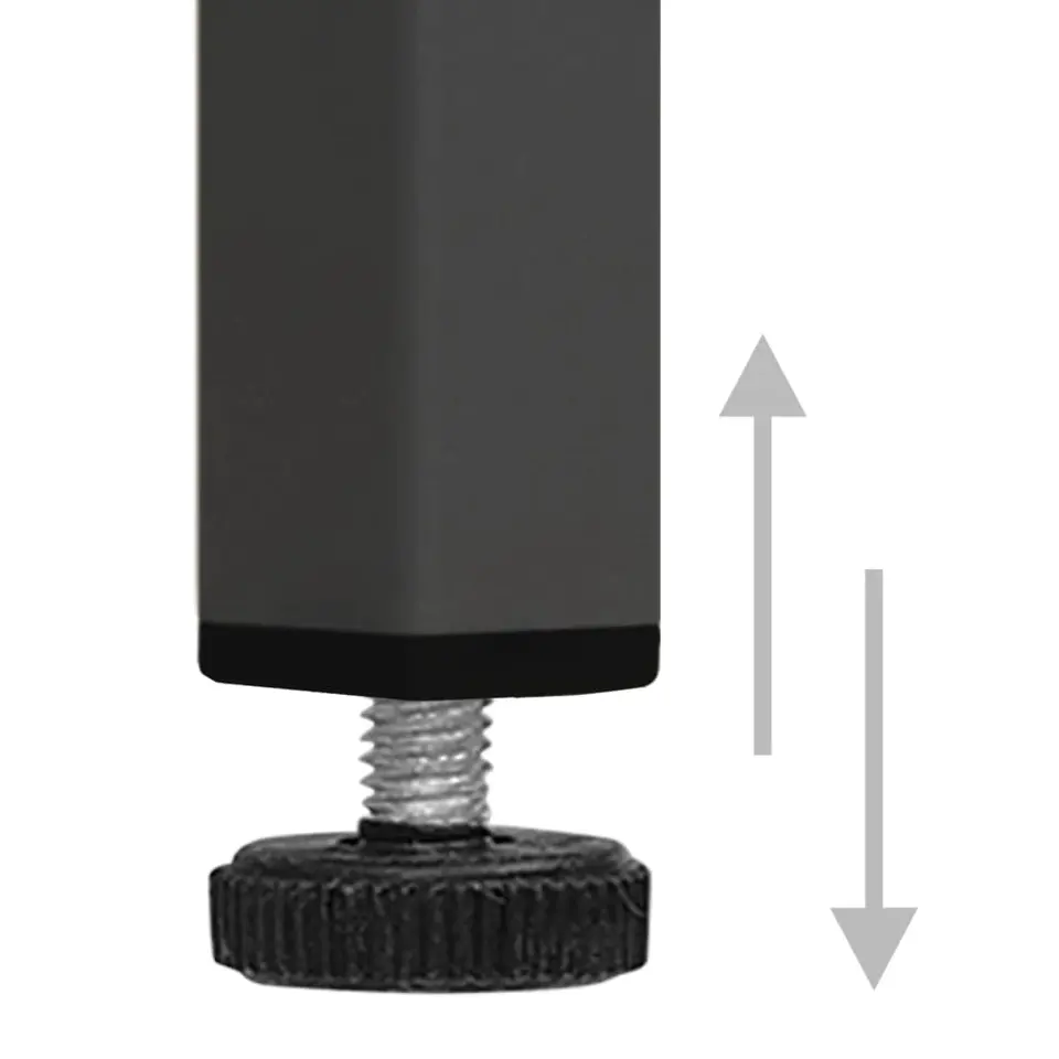 vidaXL - Kledingkast - Antraciet - Staal
