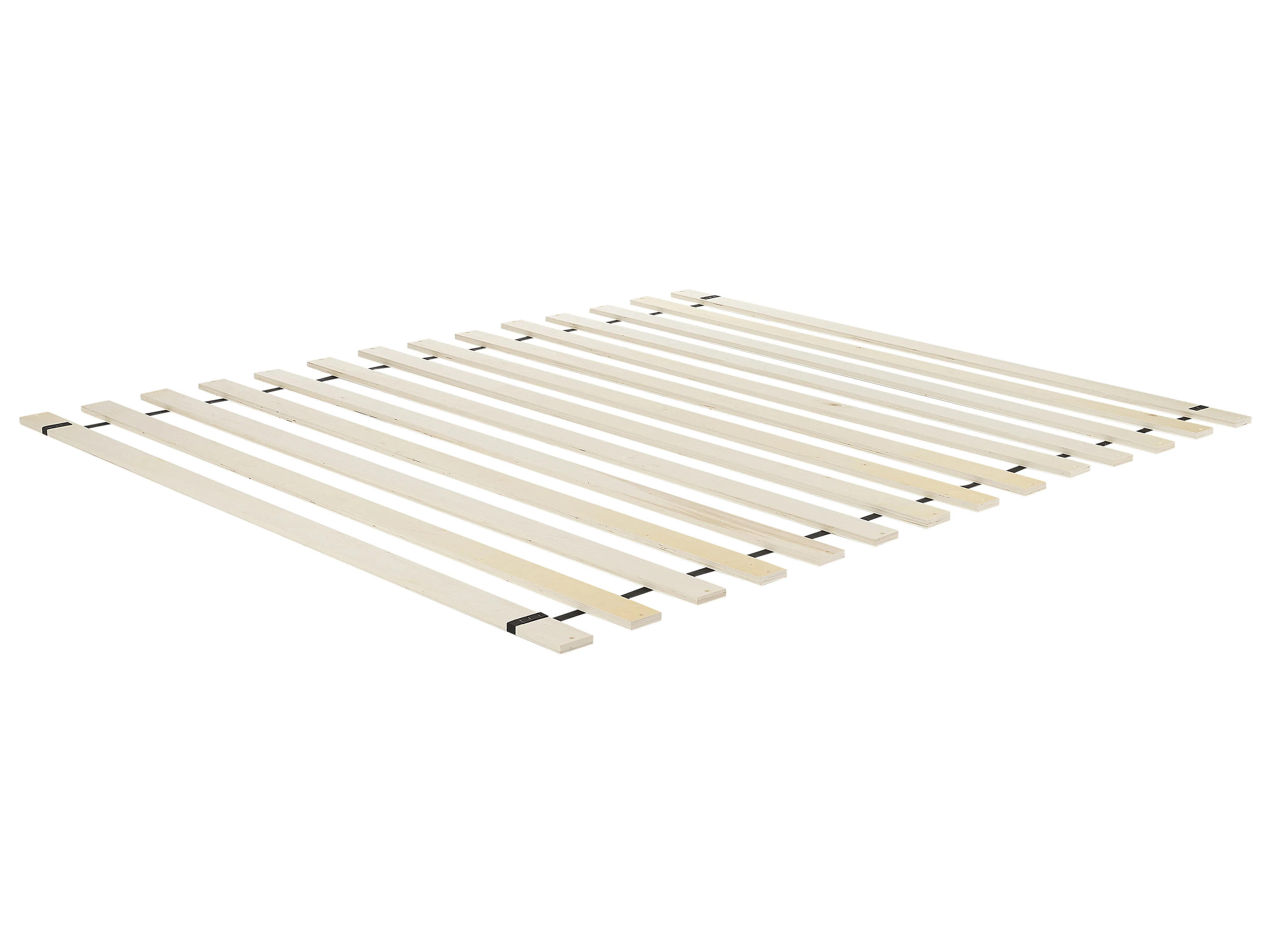 Bed Bouclé ROISEL 180 x 200 cm Lichtbeige