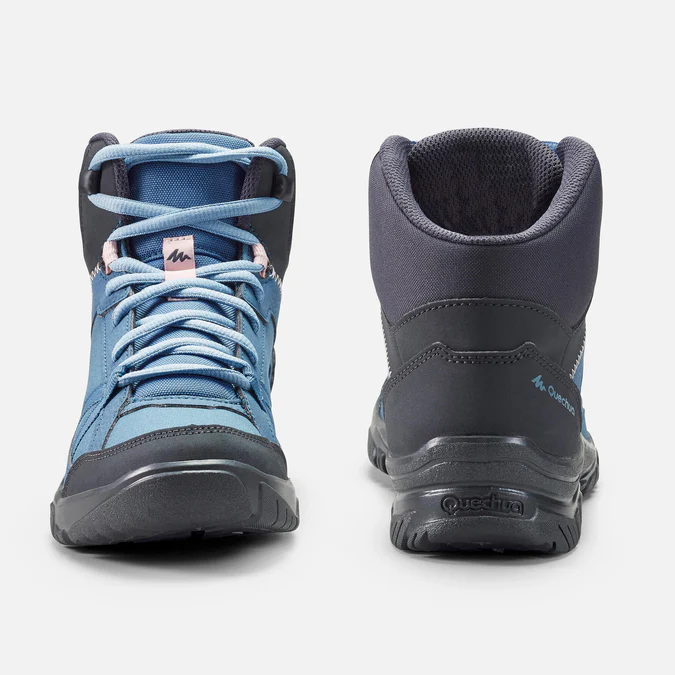 Decathlon Quechua - Botas de caminhada impermeáveis Quechua NH100 para mulheres