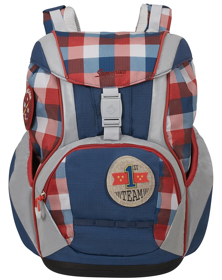 Schulranzen-Set SAMMIES ERGOFIT 2.0 (30x26x40)  CLASSIC CHECKS 5-teilig in blau