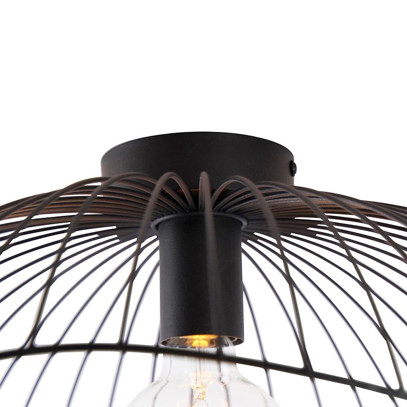 Design plafondlamp zwart 50 cm - Pua