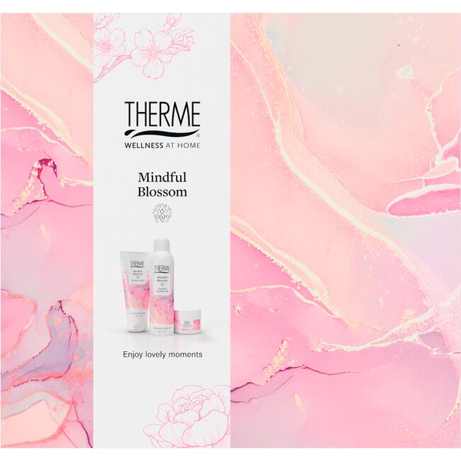 Therme Mindfull Blossom Satin200ml + Butter 75g + Foam 200ml Geschenkset