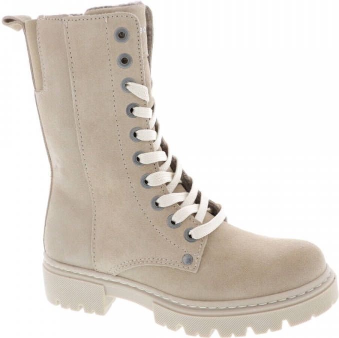 Bullboxer Ajs503 Veterboots Laarzen Met Veters Beige