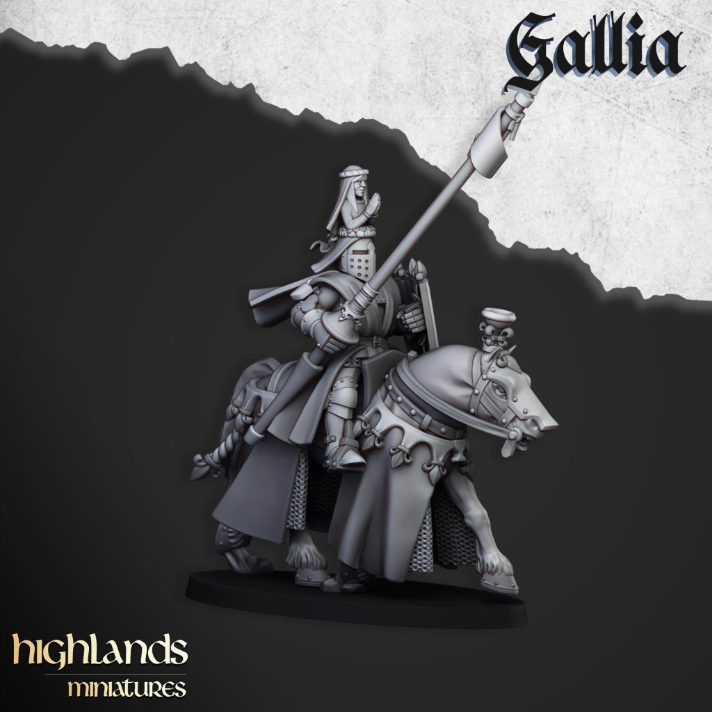Highlands Miniatures - Gallia - Chevaliers du Graal de Gallia