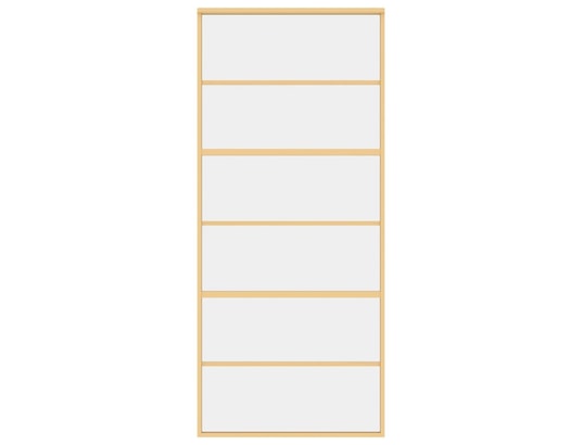VIDAXL - Porte verre Porte coulissante doré 90x205 cm verre esg clair et aluminiu...