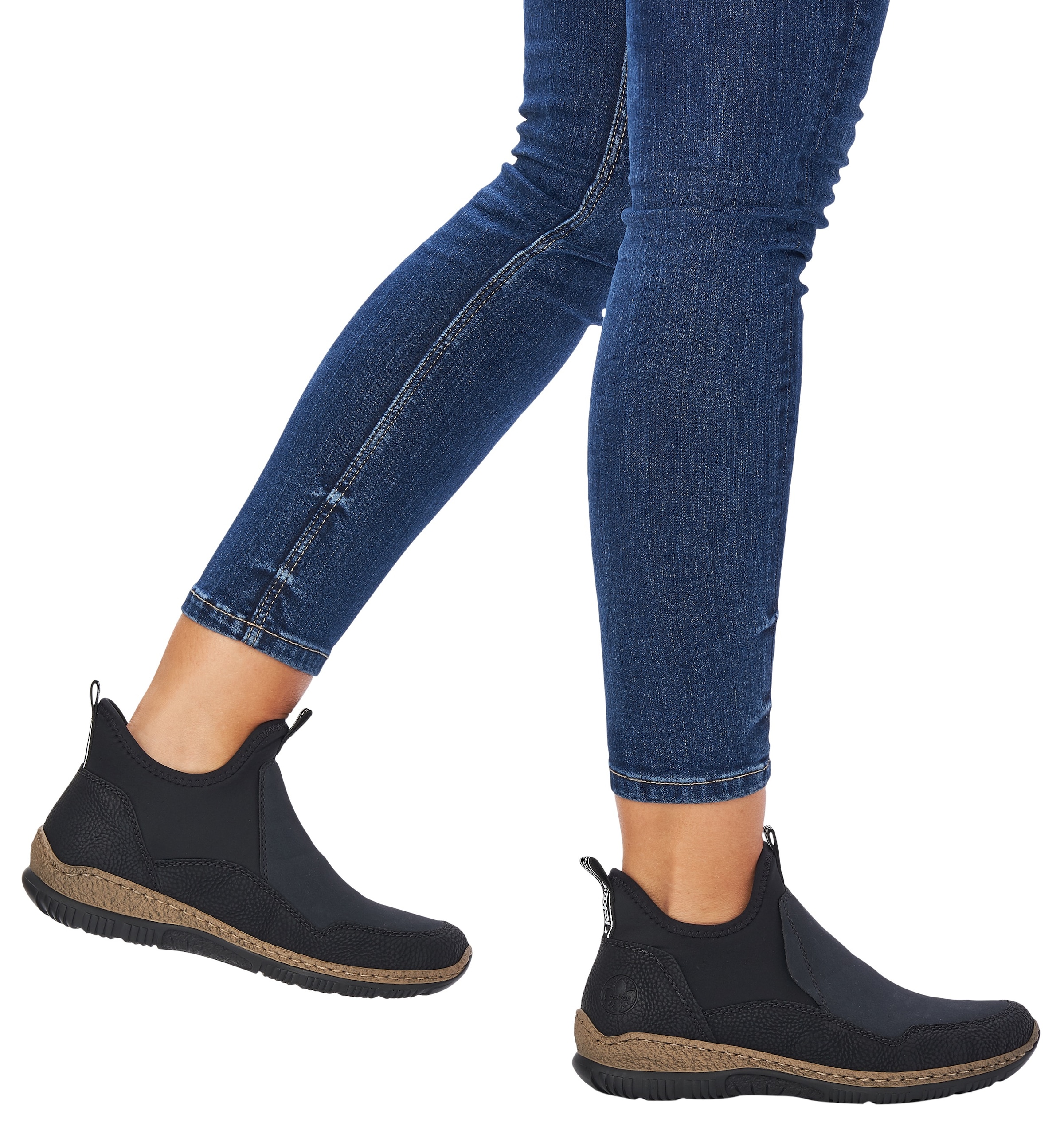 Rieker Schlupfboots  mit Logoschriftzug