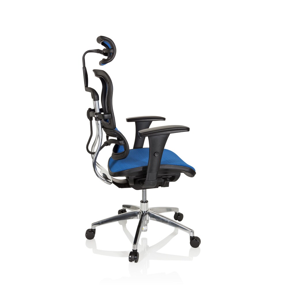Luxus Chefsessel ERGOHUMAN EDITION Netzstoff mit Armlehnen (höhenverstellbar) hjh OFFICE