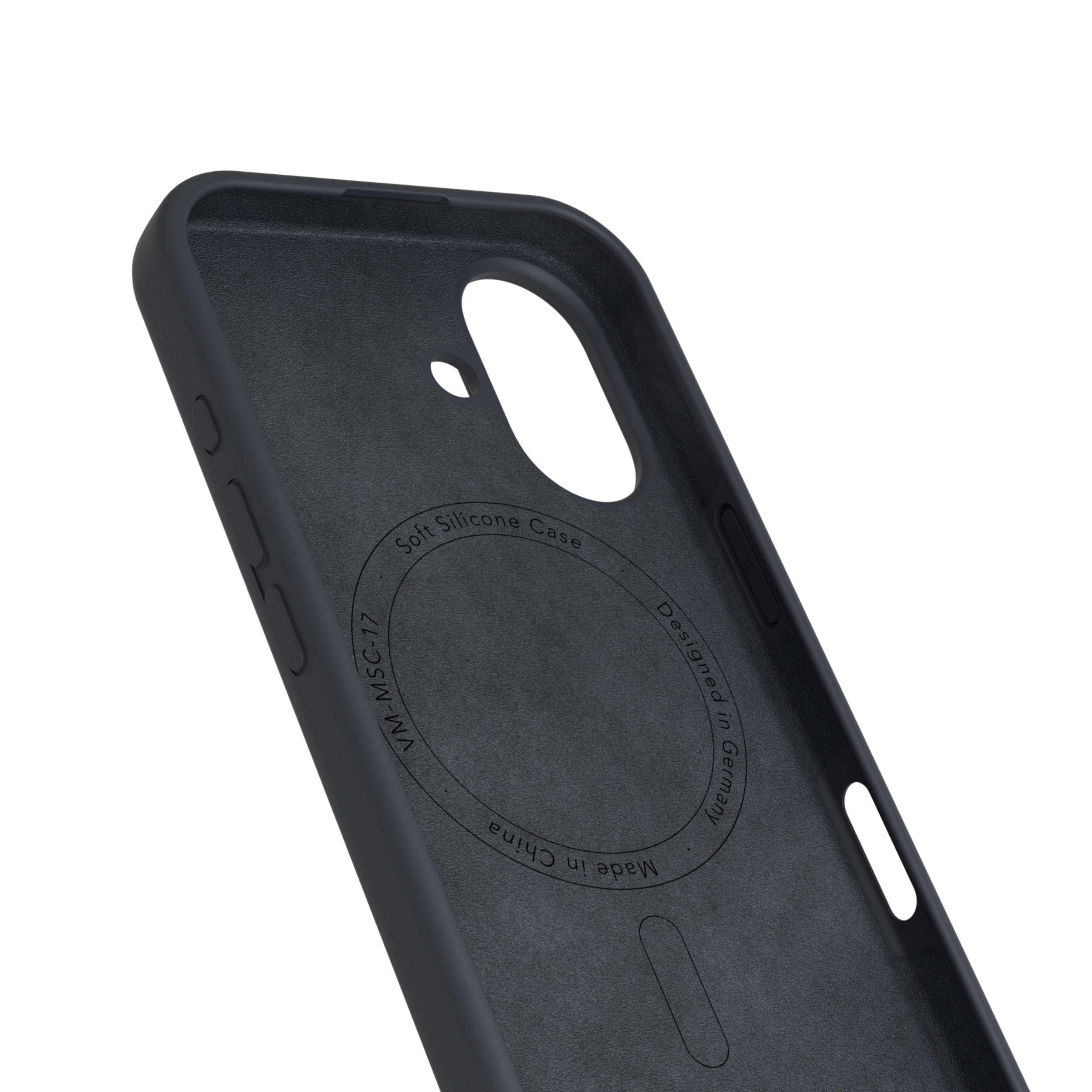 iPhone 17 MagSafe Soft Silicone Hülle Case Recycled (MSC00097) - Navy