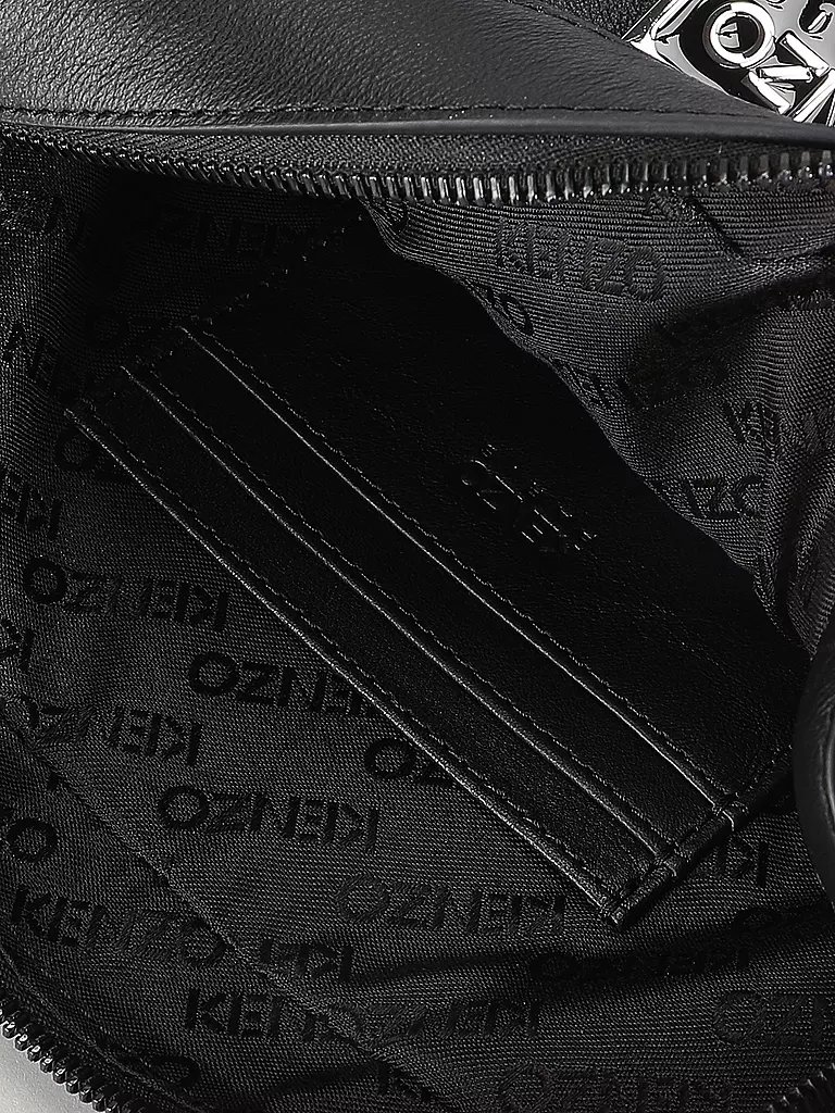 KENZO Ledertasche - Umhängetasche KENZOGRAPHY schwarz