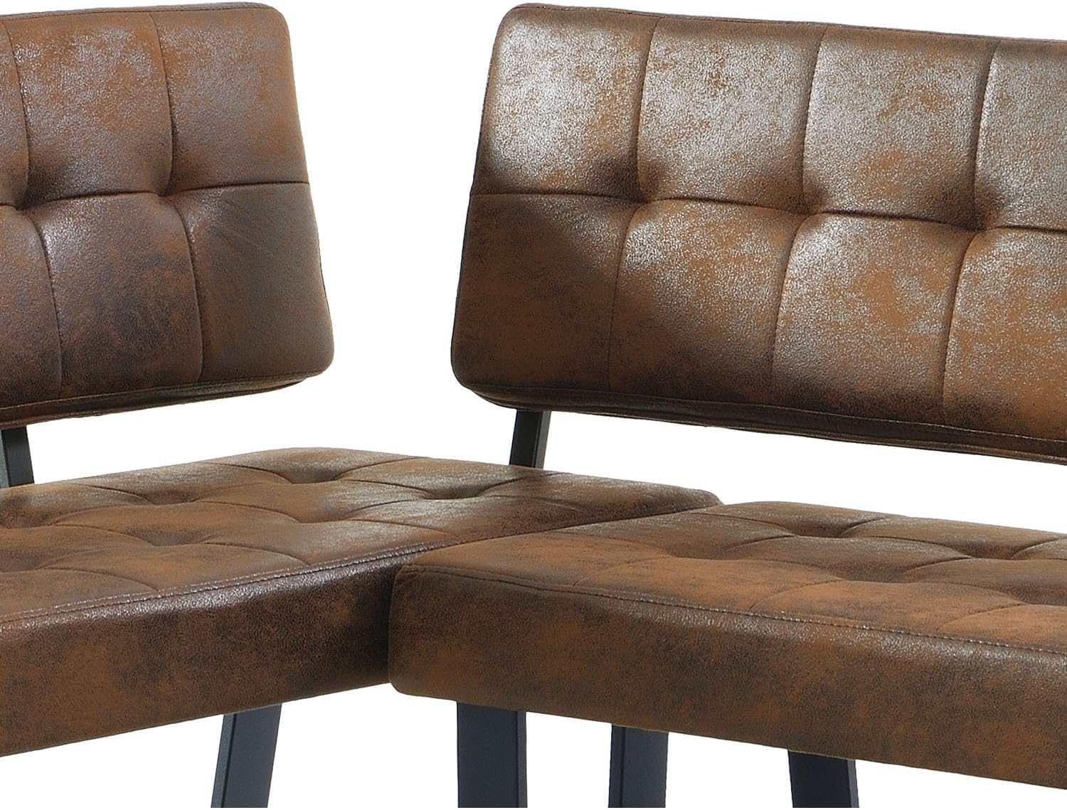 B&D home® Eckbank AKA – Esszimmerbank mit Lehne, beidseitig montierbar (Links/rechts), Kaltschaum-Polsterung, platzsparend, für Esszimmer, Küche & Flur, ca. 176 x 140 cm
