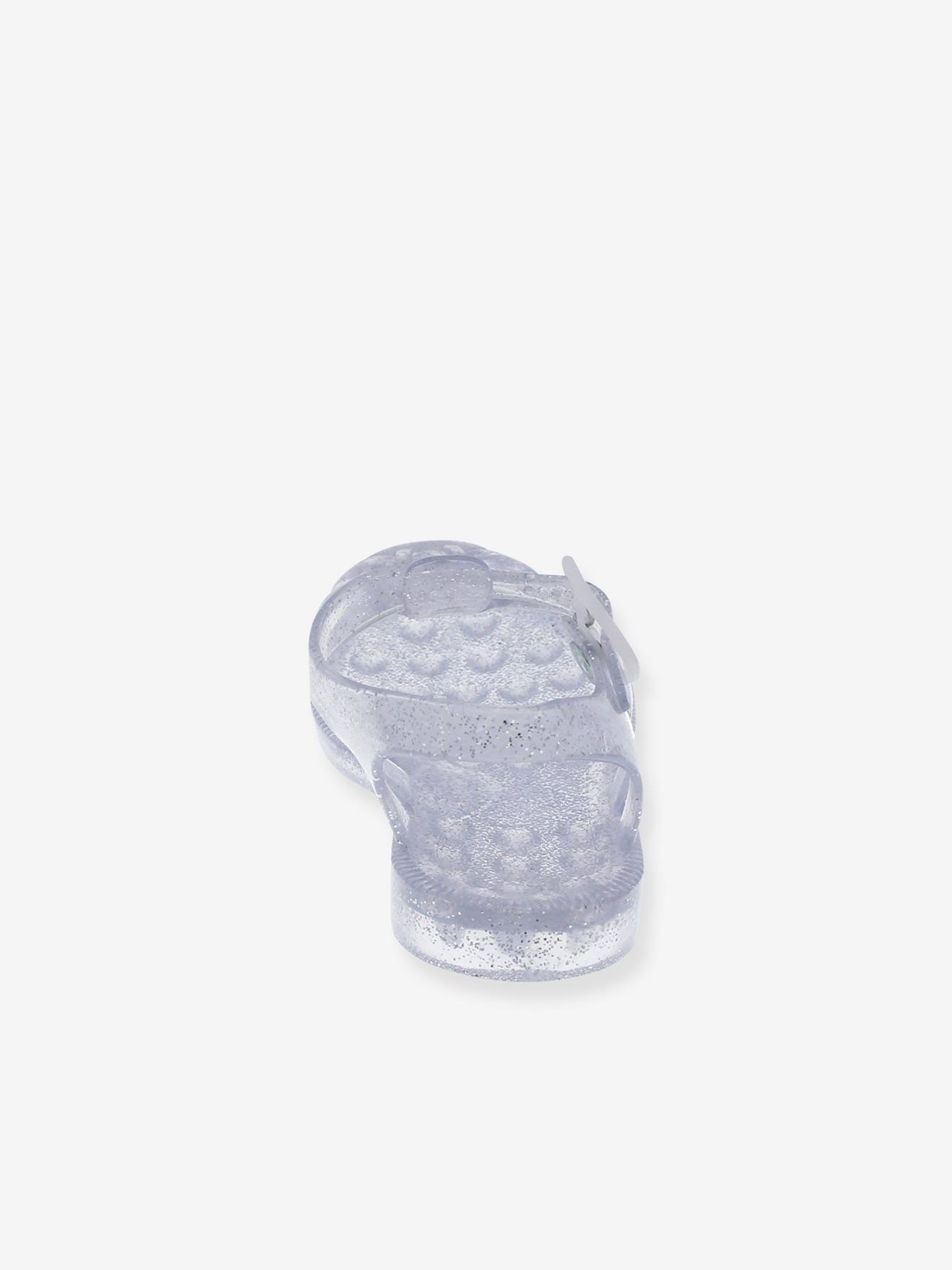 Sandálias Sun Méduse® para meninas, cinza metálico claro
