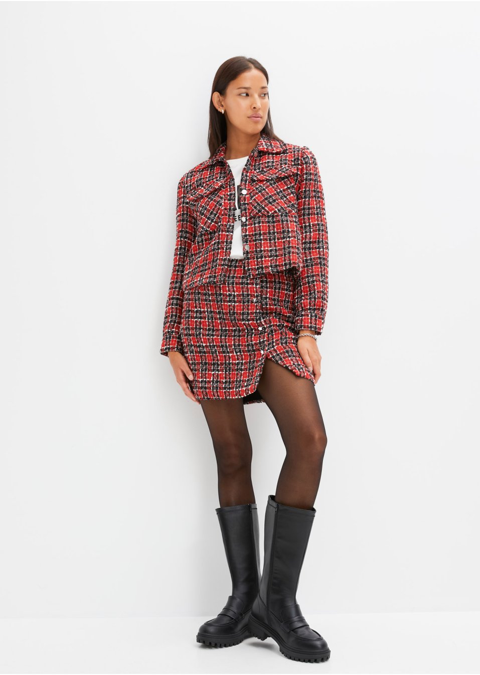 Jupe en tweed