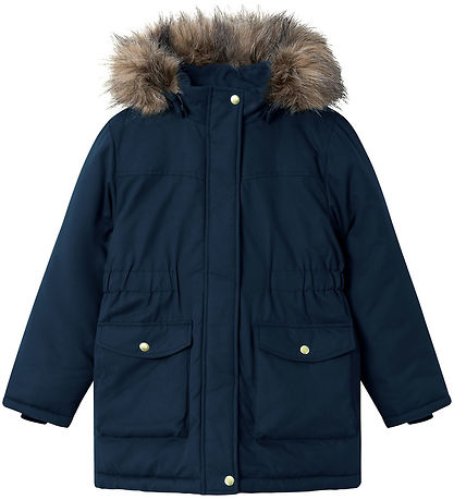 Name It Vinterjakke - NkfMaster05 Parka - Dark Sapphire