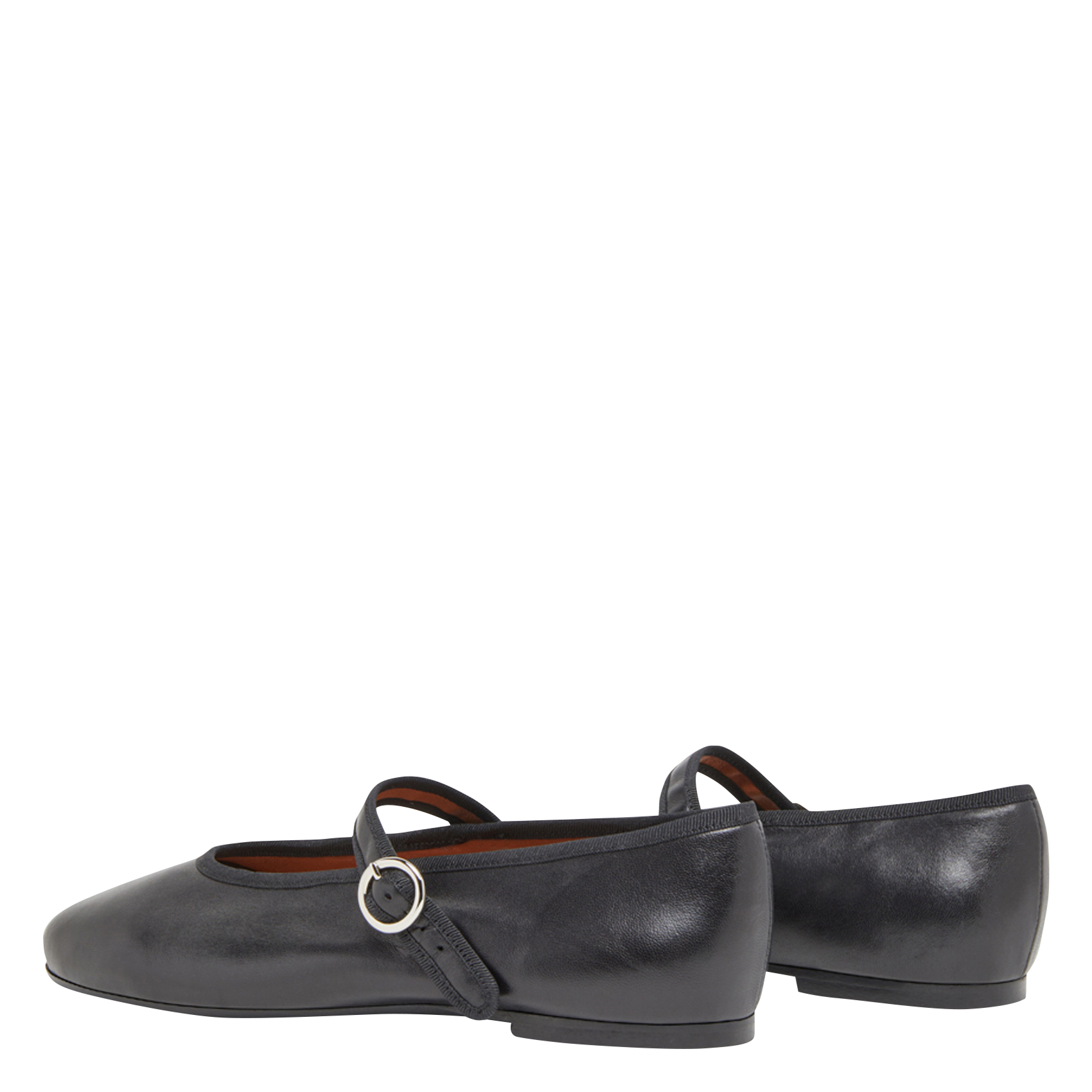 DEESSE - Ballerine en cuir| Noir